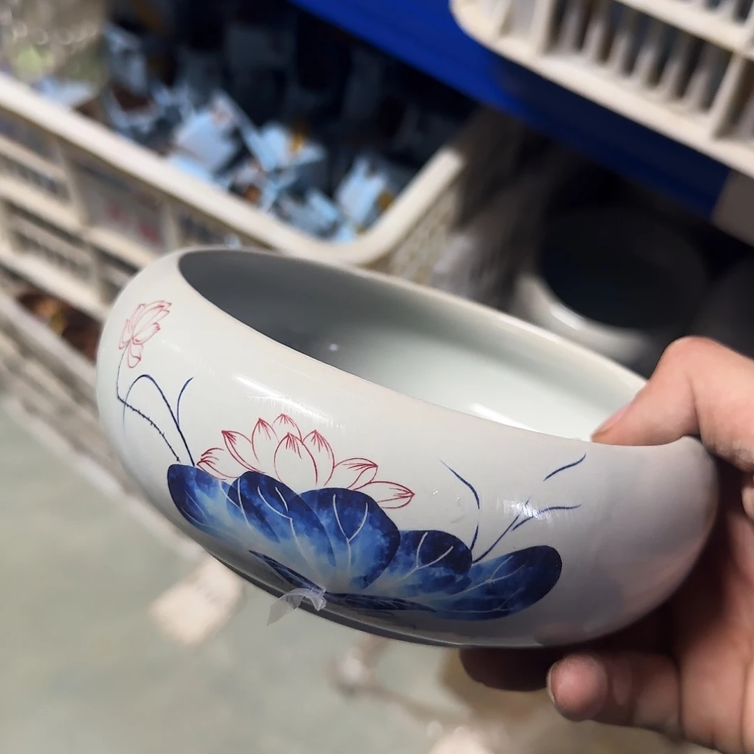 陶瓷无孔··无孔水仙盆
