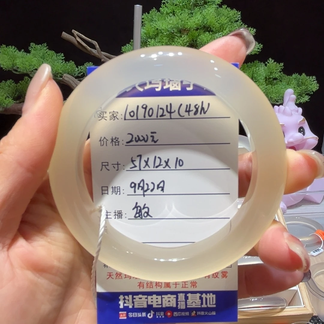 1***4手镯玛瑙/玉髓未镶嵌