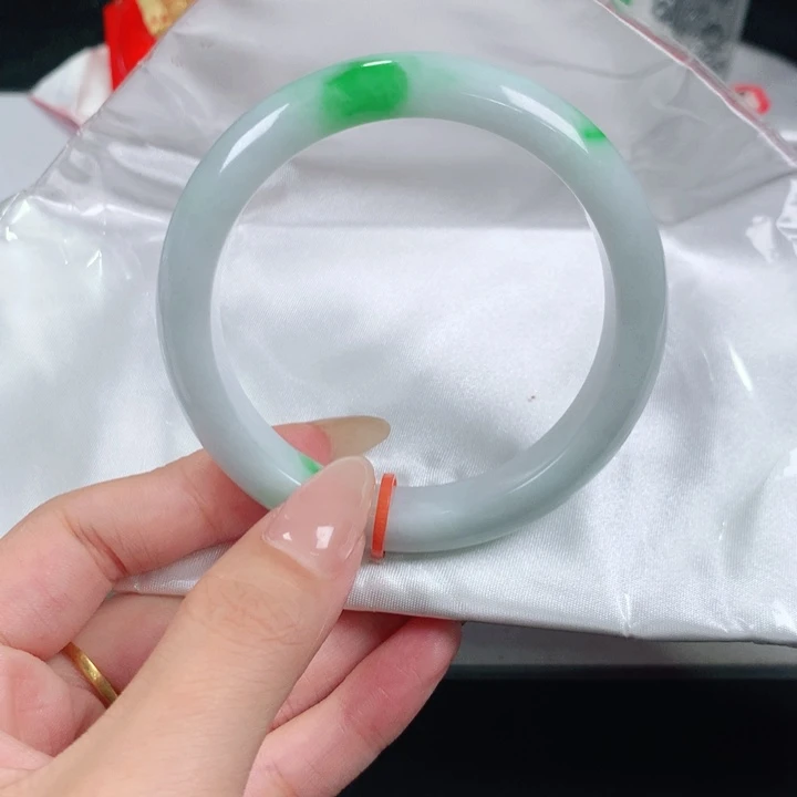 未镶嵌手镯翡翠编号882504 圈口56