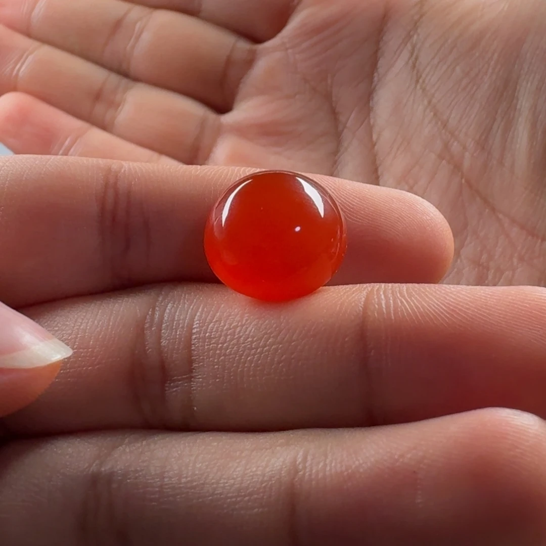 南红玛瑙未镶嵌戒面15.8mm