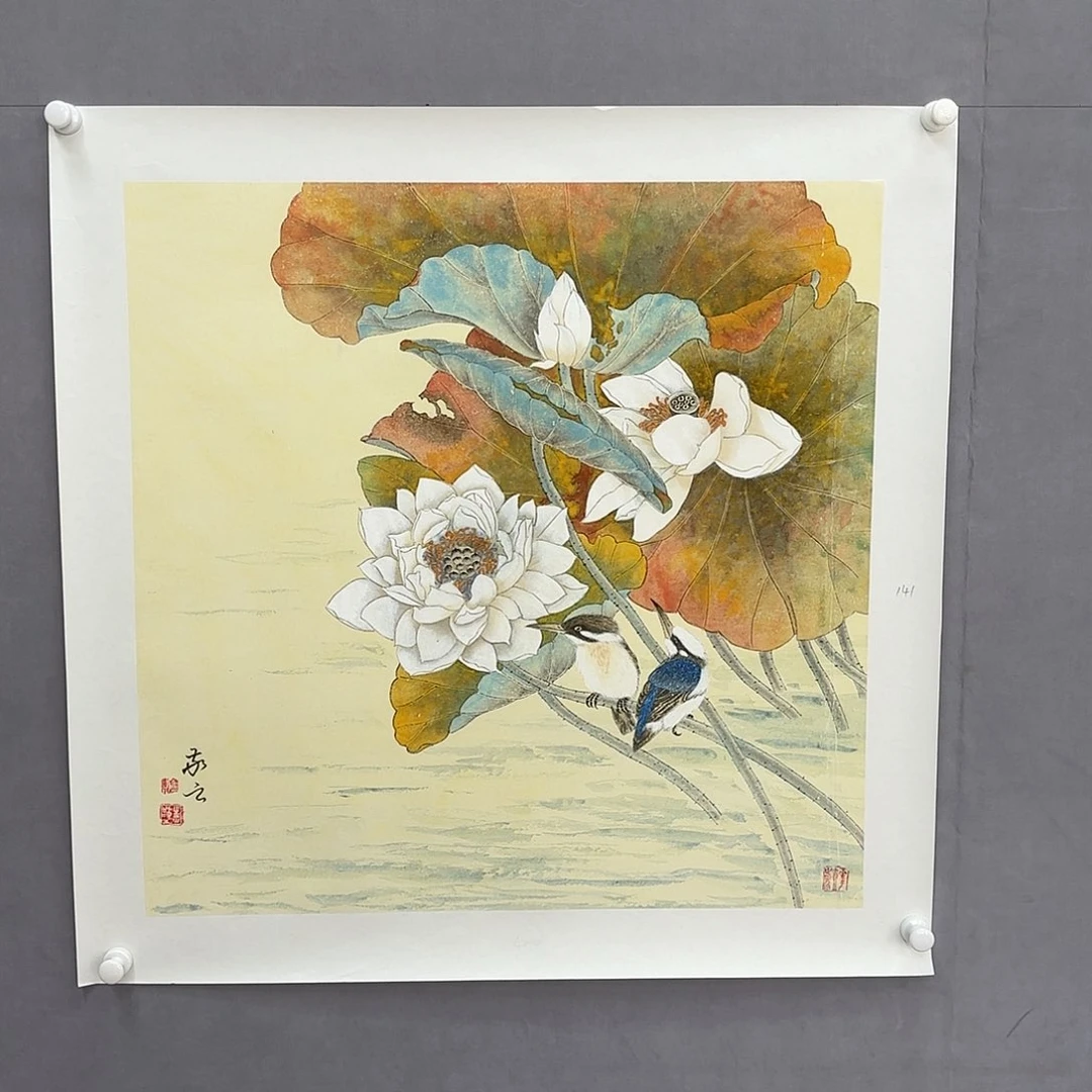 国画中国花鸟画大咖李敬之老师