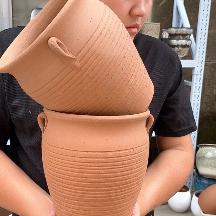 紫砂花盆口18高22福利