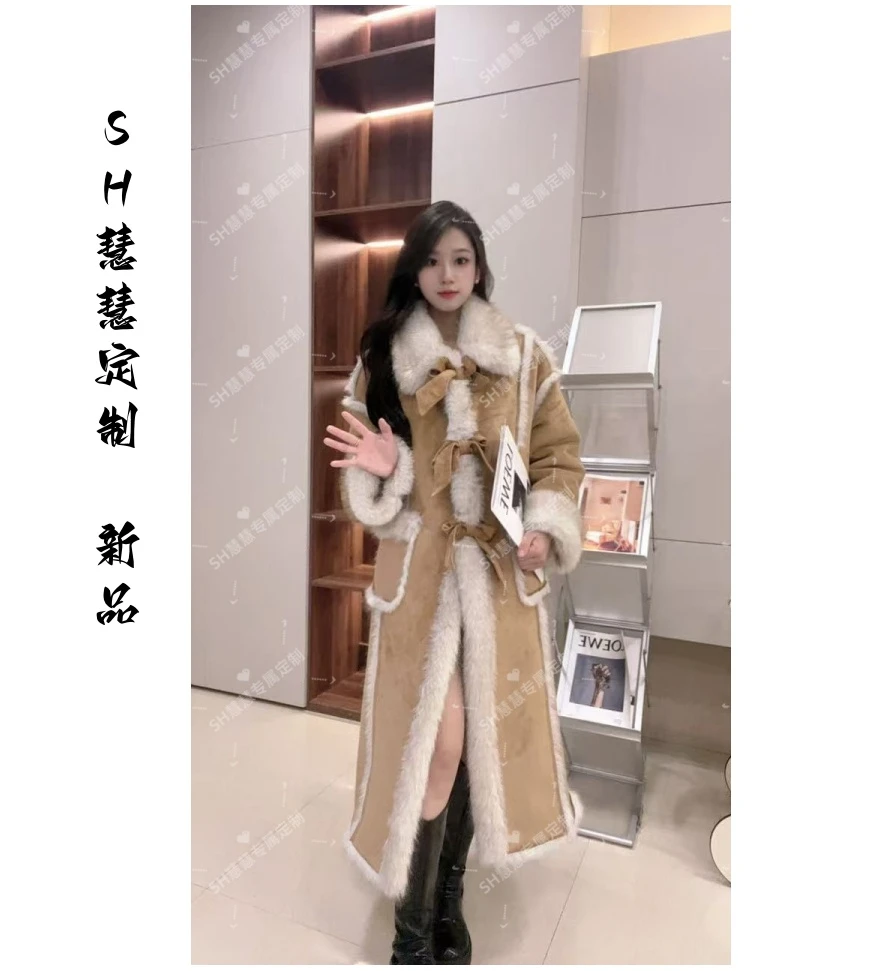 【慧慧专属】2025设计感冬季毛毛外套88022