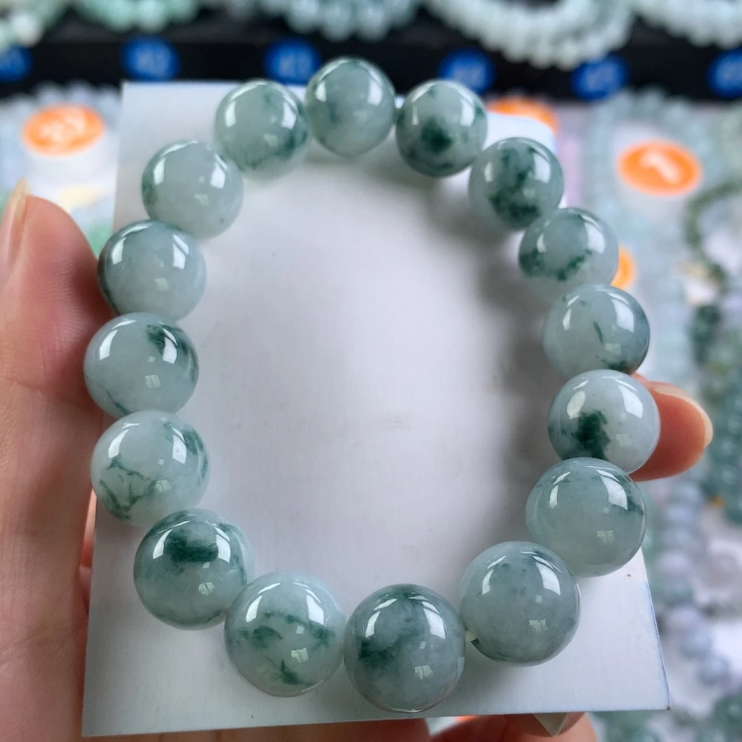 未镶嵌手链翡翠卡12.8