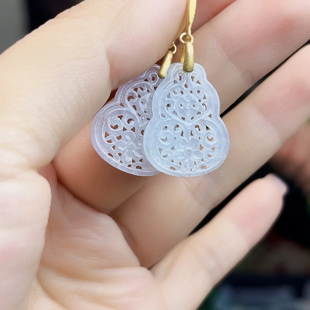 翡翠银S925镶嵌颈饰耳饰