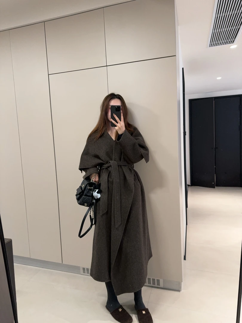 ［IAMMEIYA］--大骨架穿搭 100%羊毛大衣240152