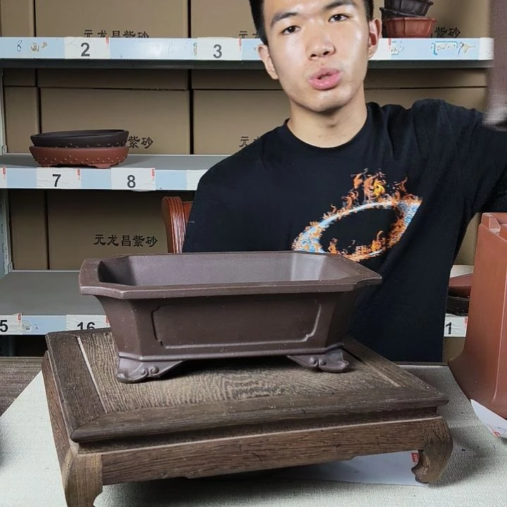 宜兴紫砂花盆厂家直销，