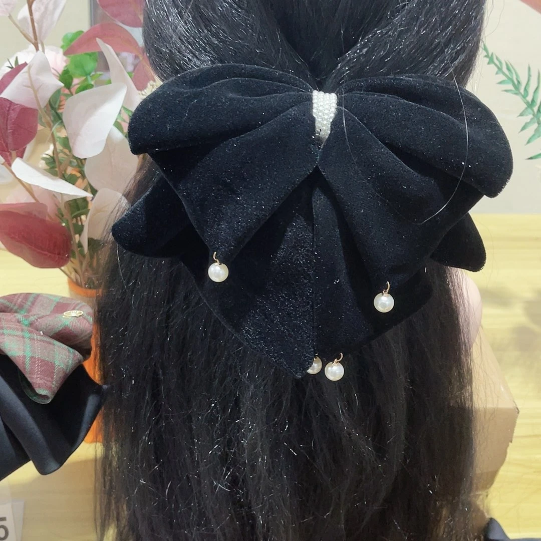 布艺铁合金蝴蝶结发夹