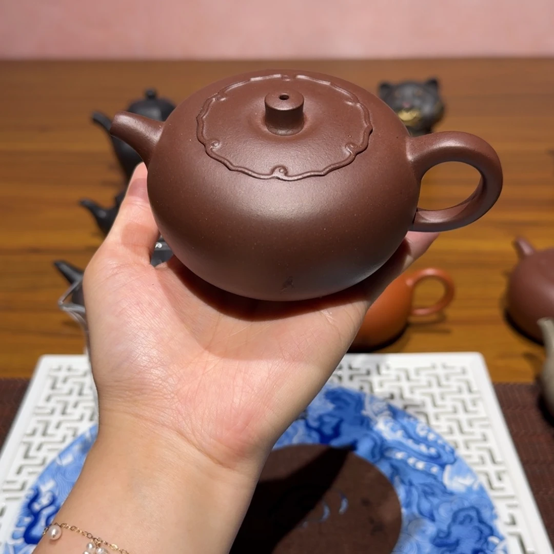 茶壶紫砂瓜语190cc……老紫泥