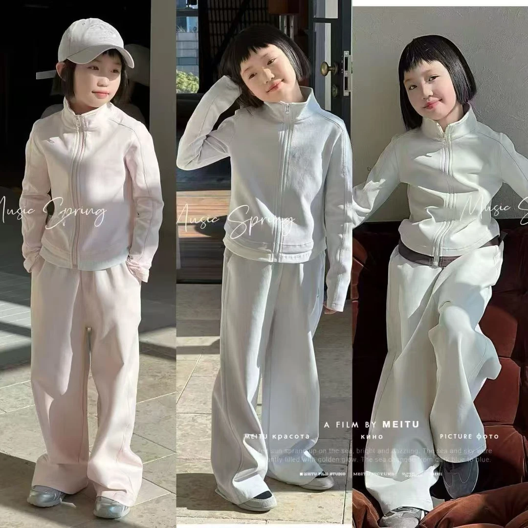 P2052 lulu风休闲外套运动裤两件套