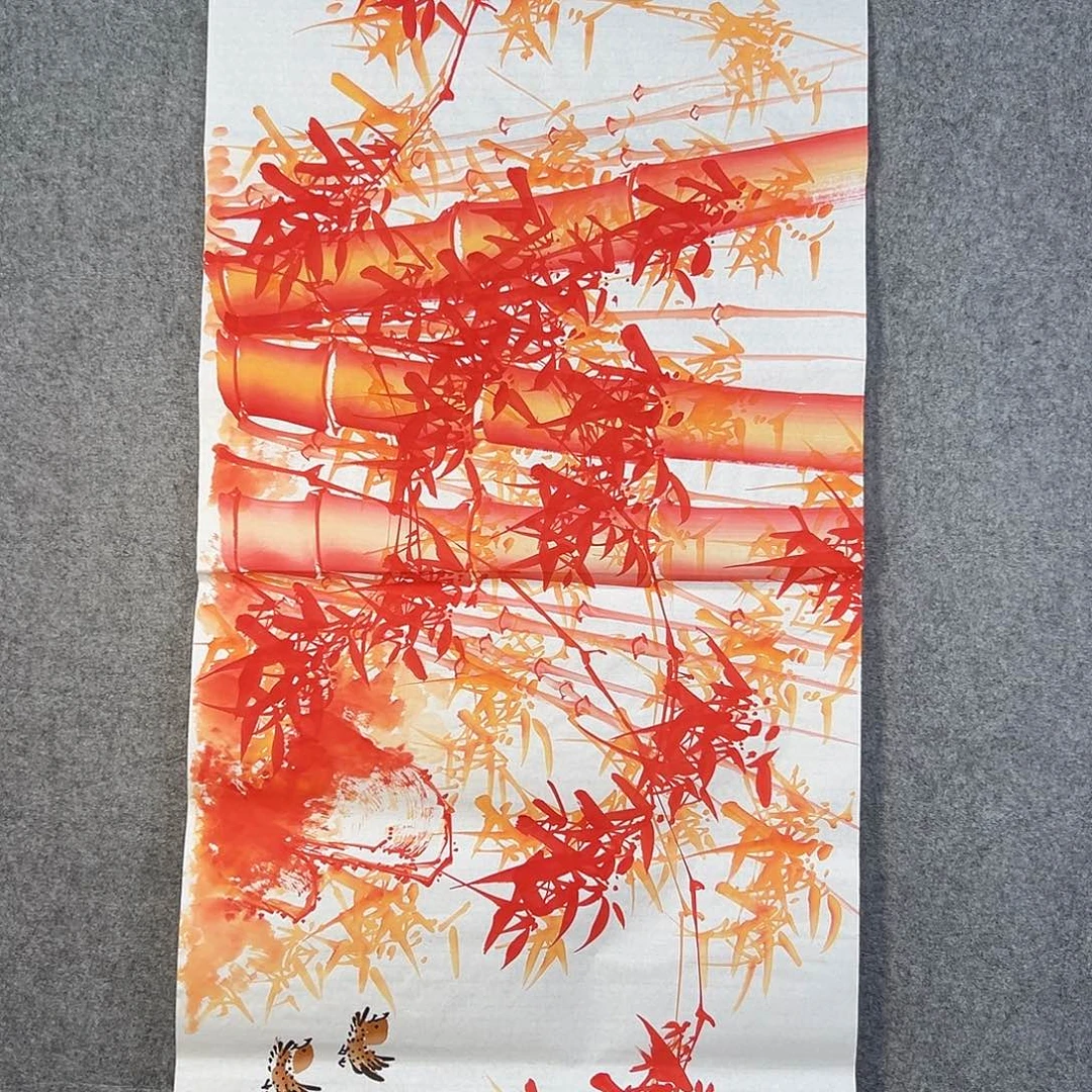 国画145 花鸟在此鸣叫时还要