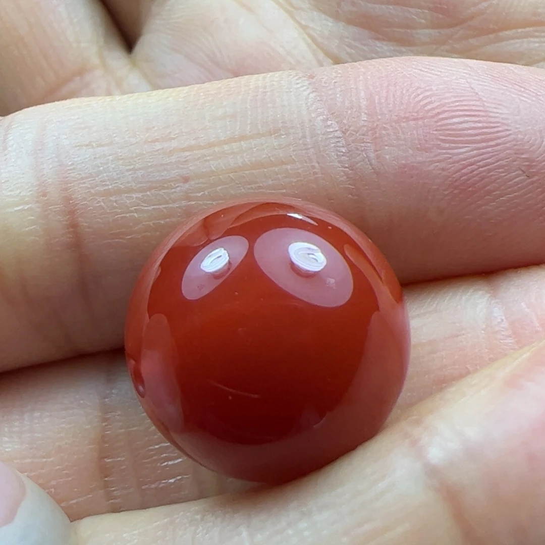 南红玛瑙珠子未镶嵌子*鱼