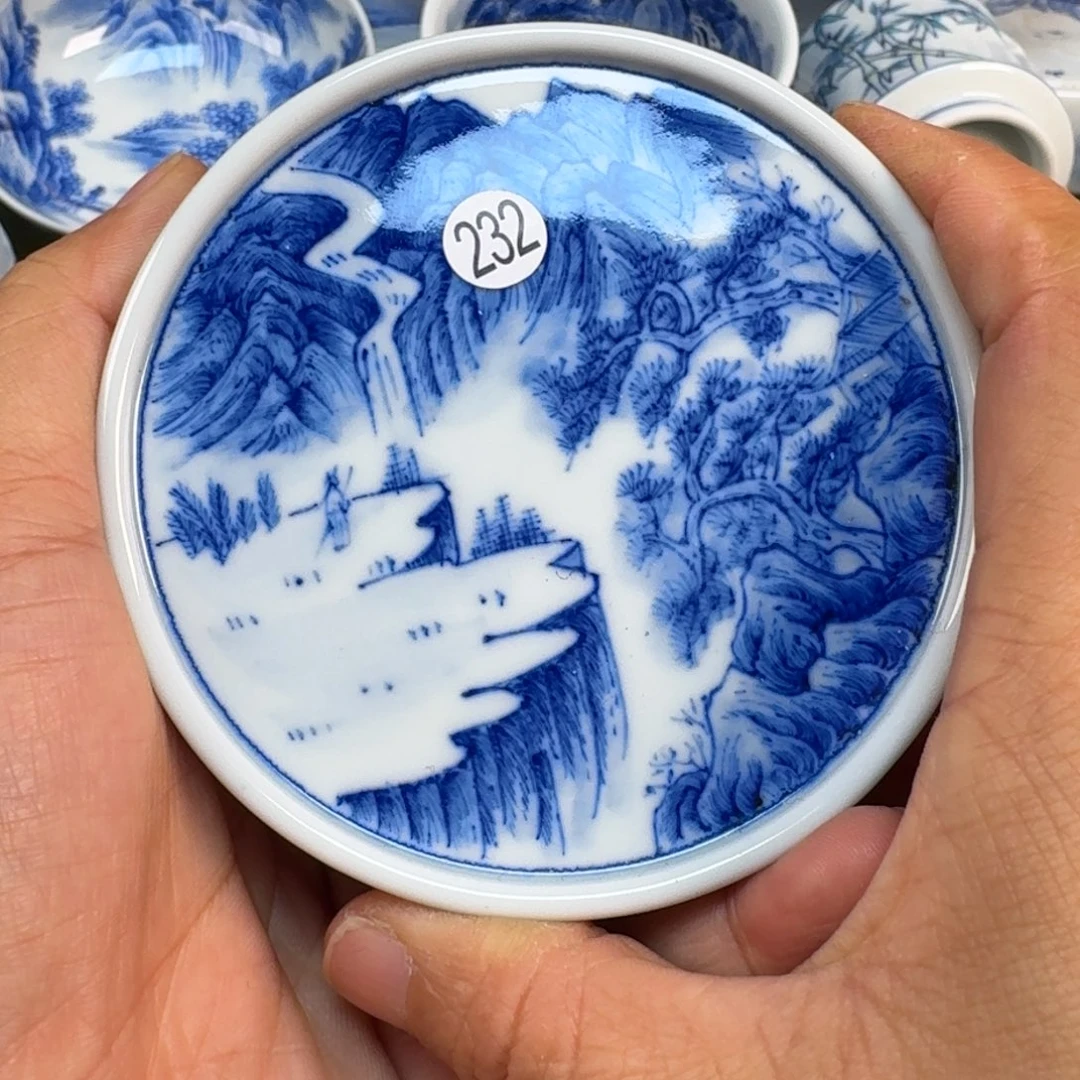 陶景德镇纯手绘茶具圆圆