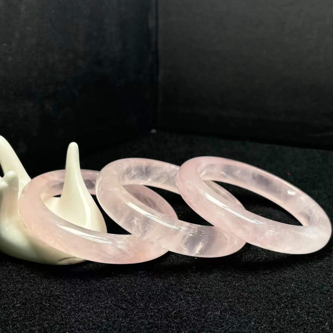 面面来财珠宝C10047-冰花芙蓉晶粉手镯-配盒-多样性发其一