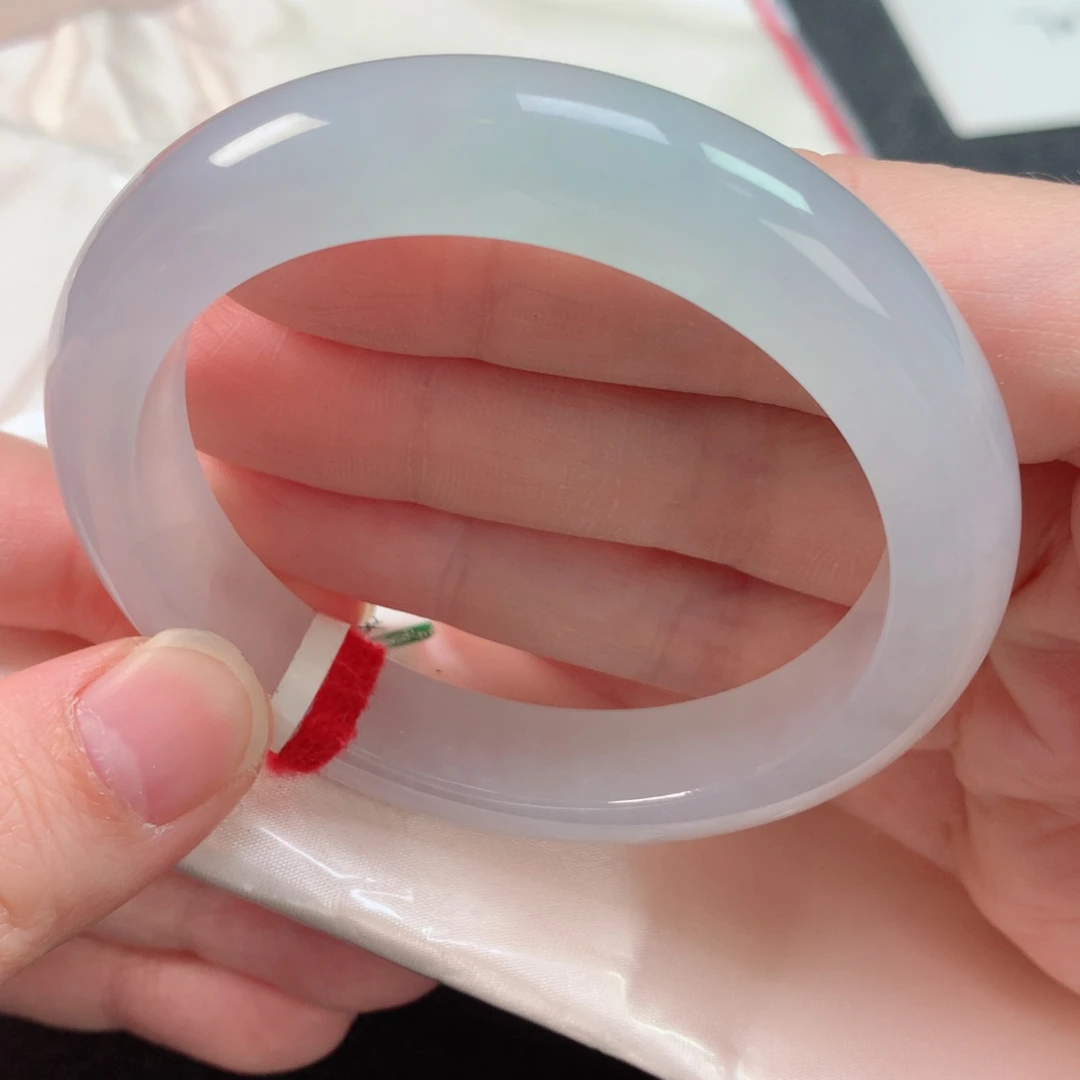 未镶嵌手镯翡翠缅甸天然翡翠手镯5455