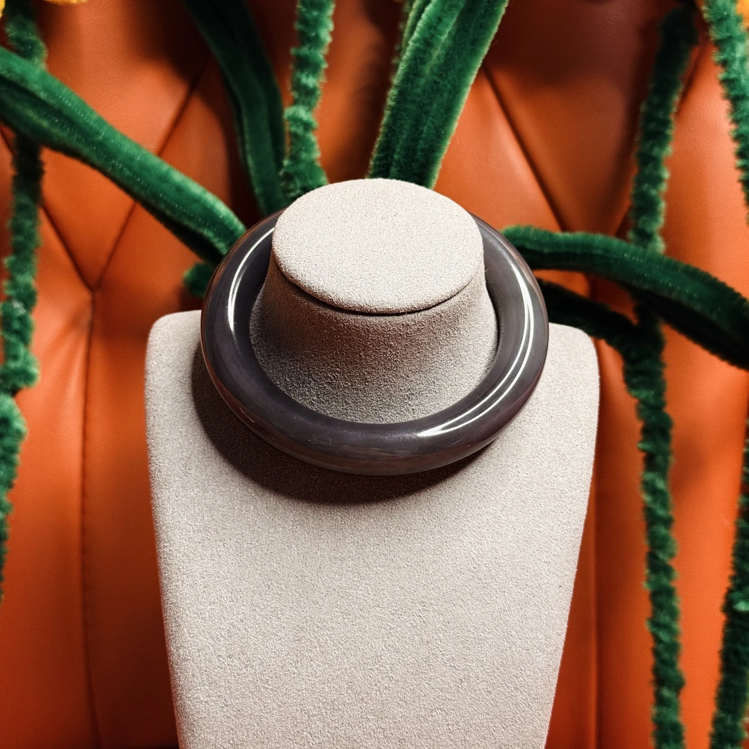 壹屿珠宝 7736 和田玉典藏手镯  圈口57.8