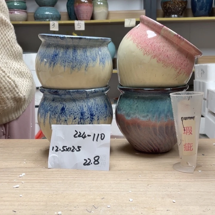 紫砂花盆多肉花盆微瑕110