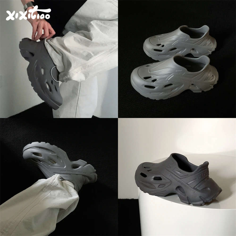 细细条 街头风时尚溯溪鞋男女耐磨轻便防滑运动鞋夏季情侣涉水鞋