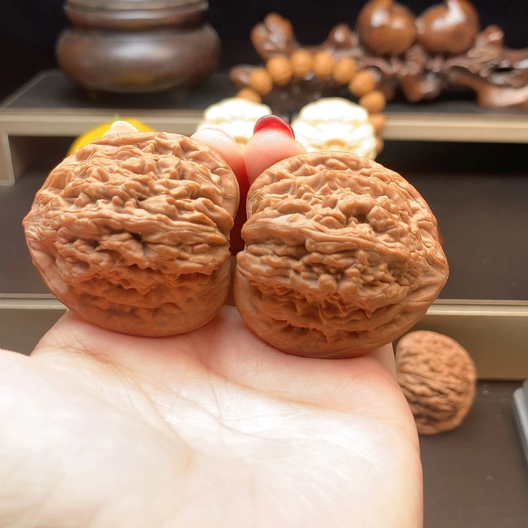吊坠文玩核桃虎头王