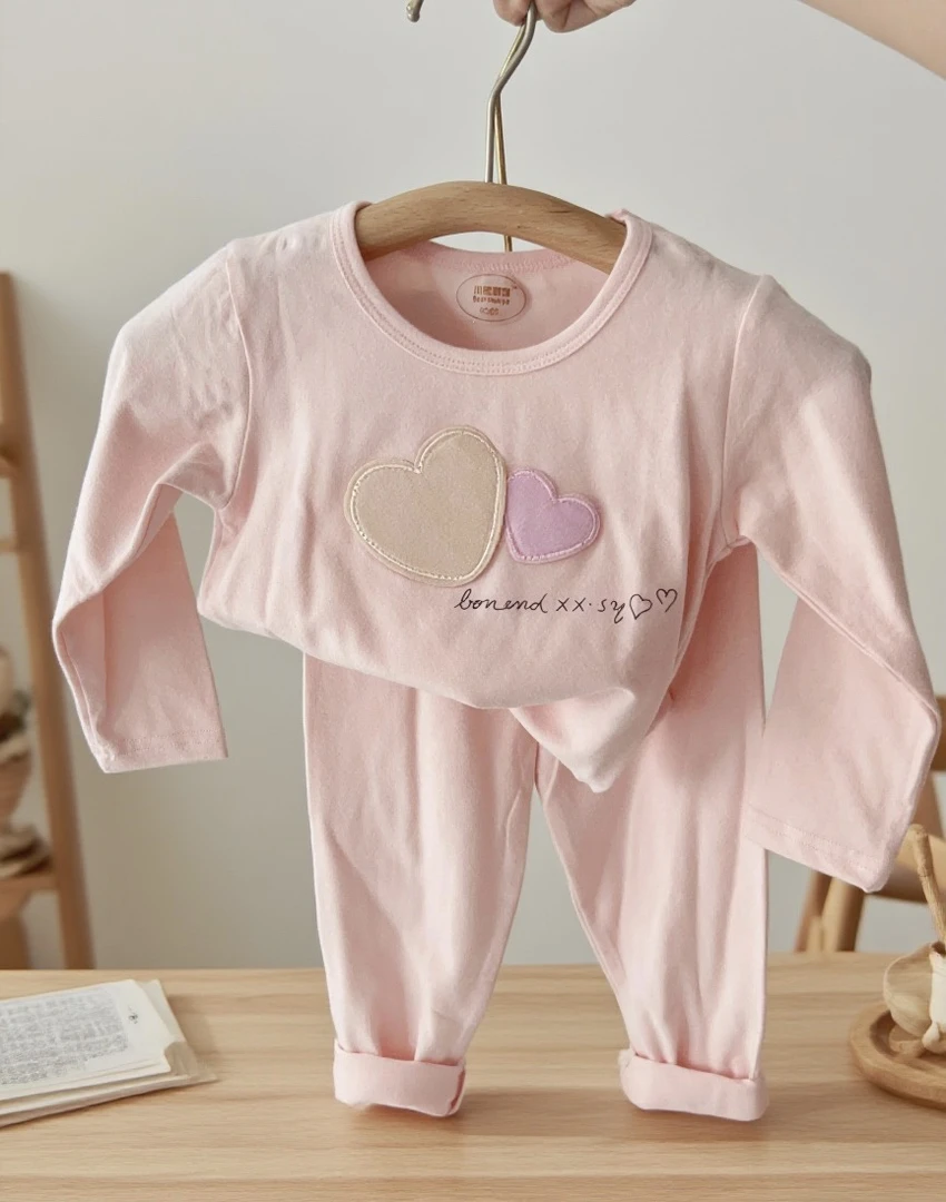 儿童内衣套装秋衣秋裤莱卡精棉家居服男孩女孩春秋冬