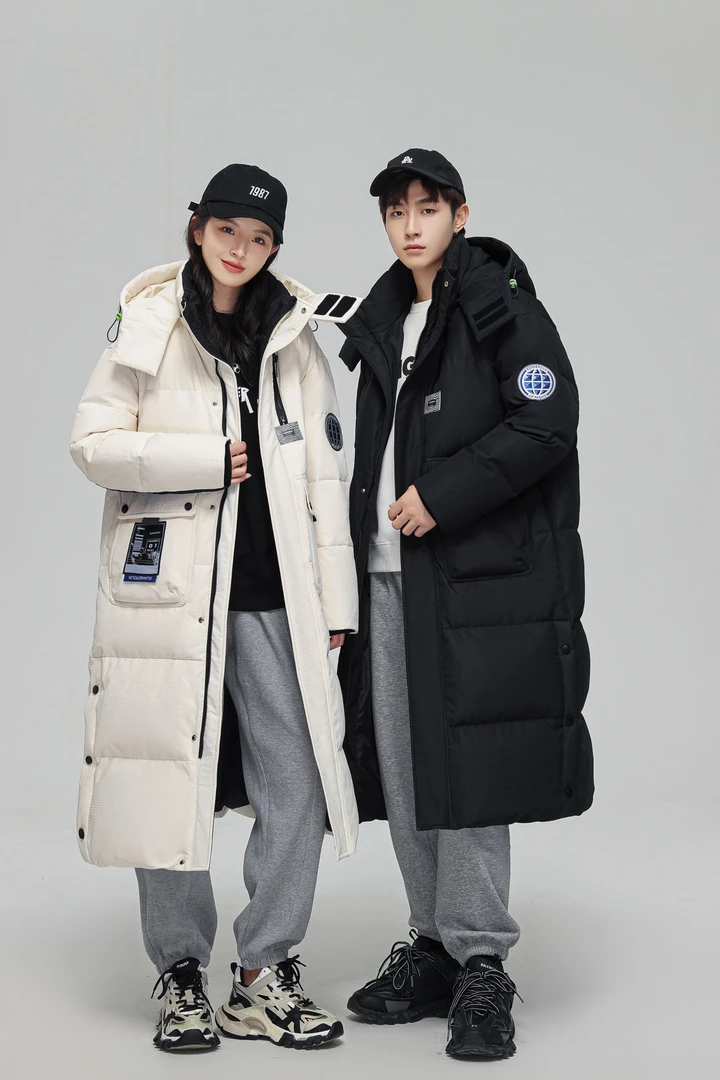 988#【寒雪幽澜】冬季轻量化休闲时尚保暖加厚情侣羽服外套