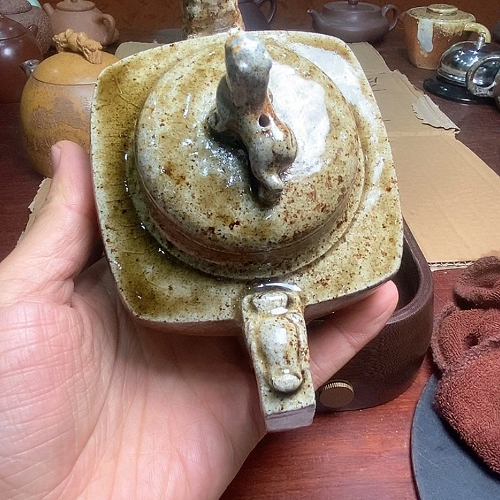 紫砂茶壶柴烧紫砂