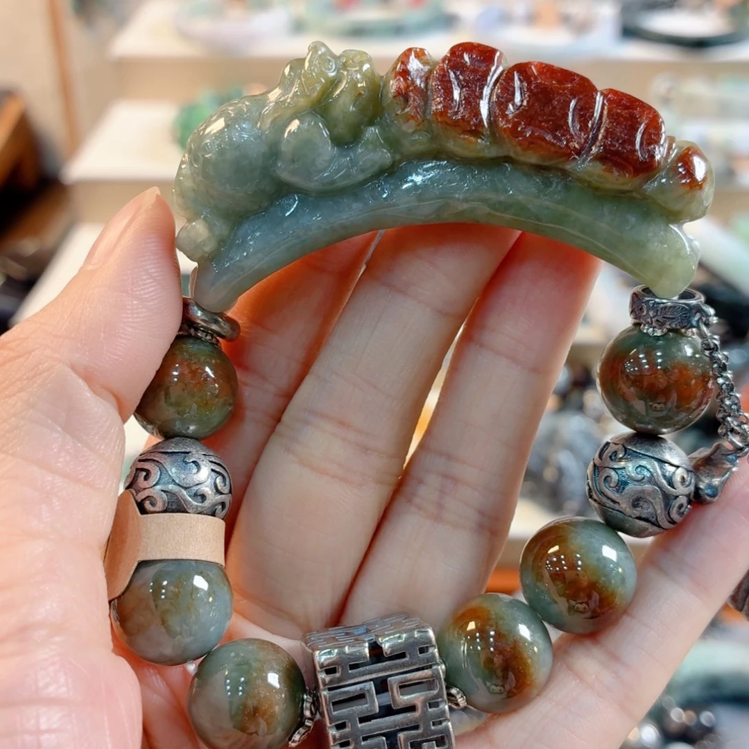 重***机未镶嵌手链翡翠手串
