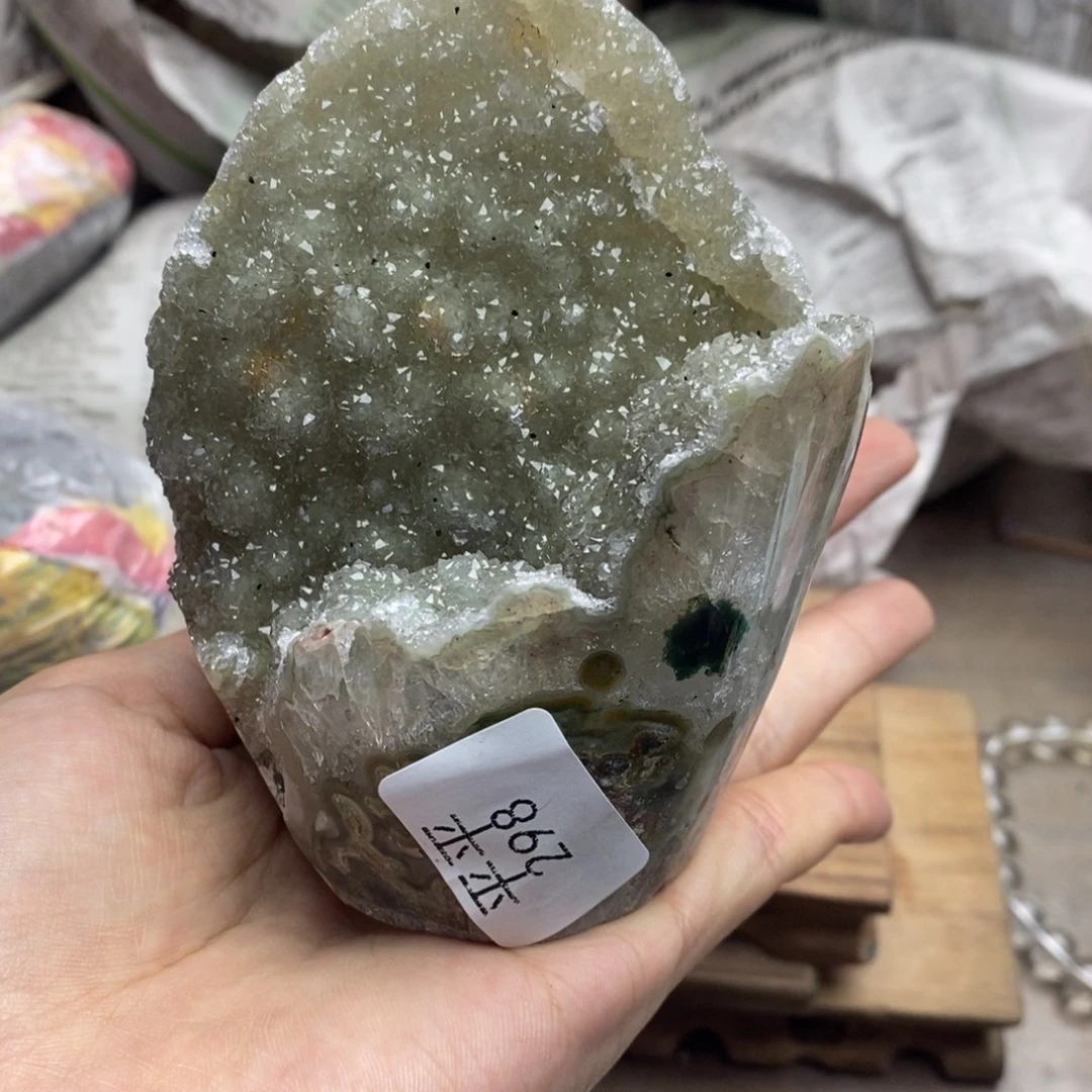 粉***薇未镶嵌大型摆件（非配饰）紫晶