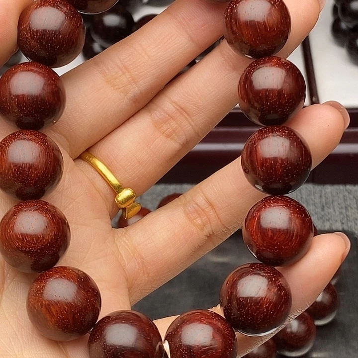 小叶紫檀手串/手链1.5原汁原味高油密老料