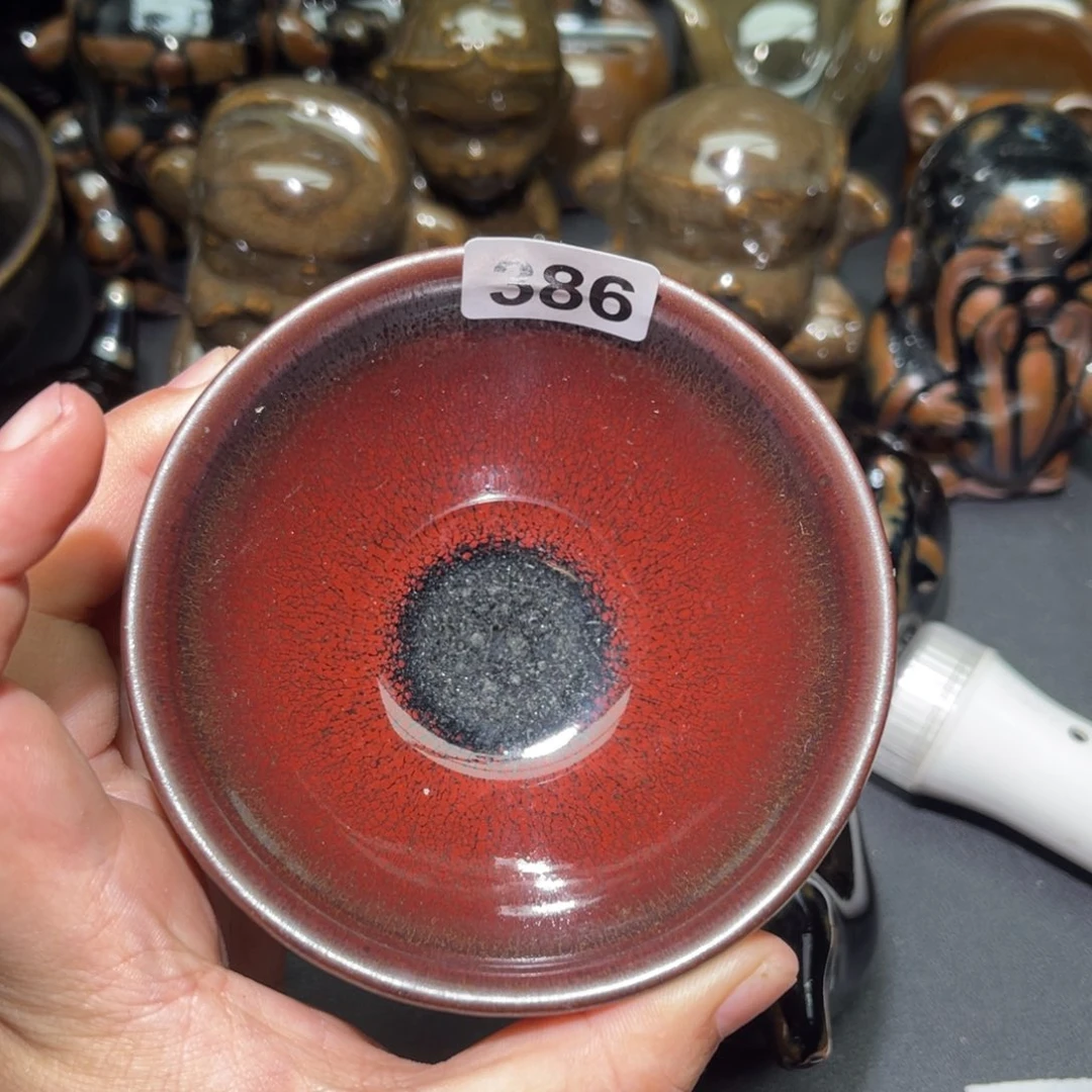 茶盏建盏茶器主人杯386微瑕