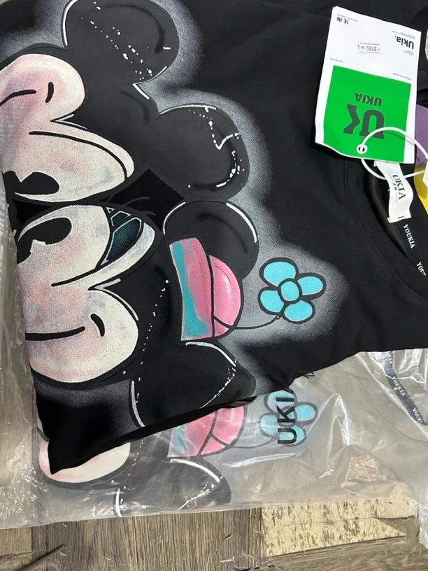 帽之都米奇拼接时尚长袖