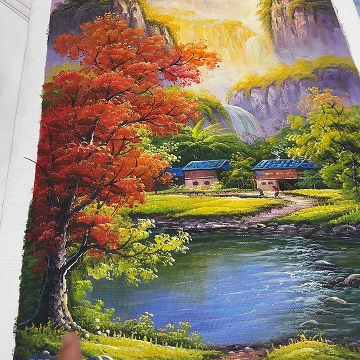 国画二郎老师去伪存真原作