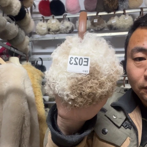山羊皮真皮真毛原生态纯天然23