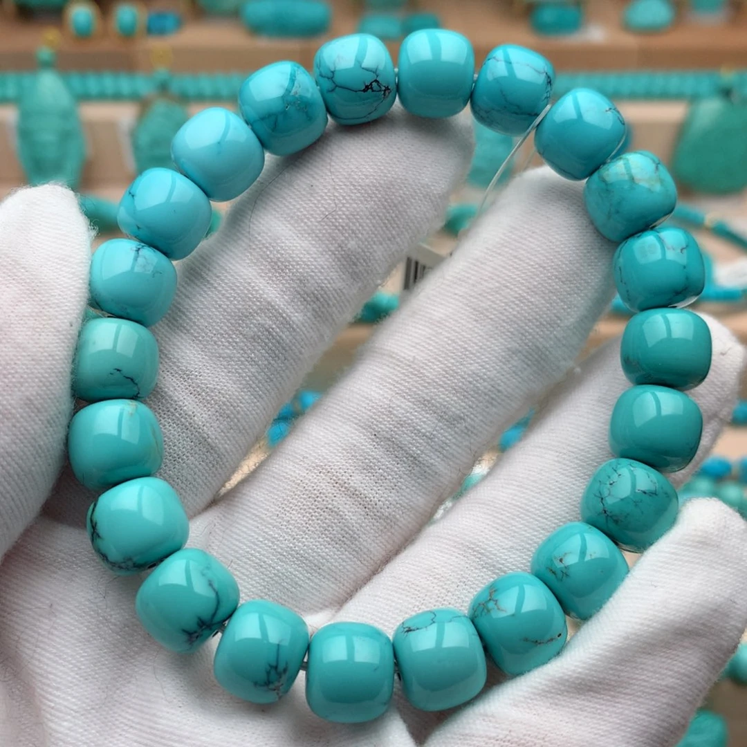 绿松石未镶嵌珠宝奇石10mm