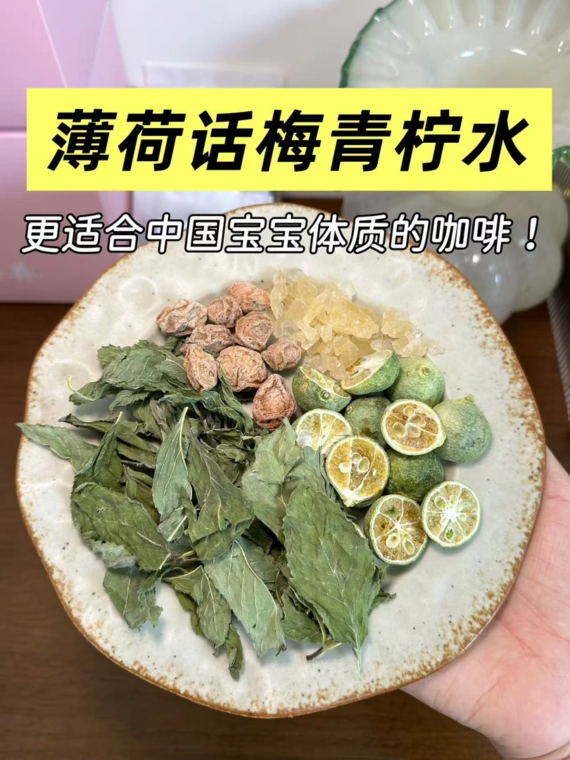 薄荷话梅青柠水~一盒15包150克