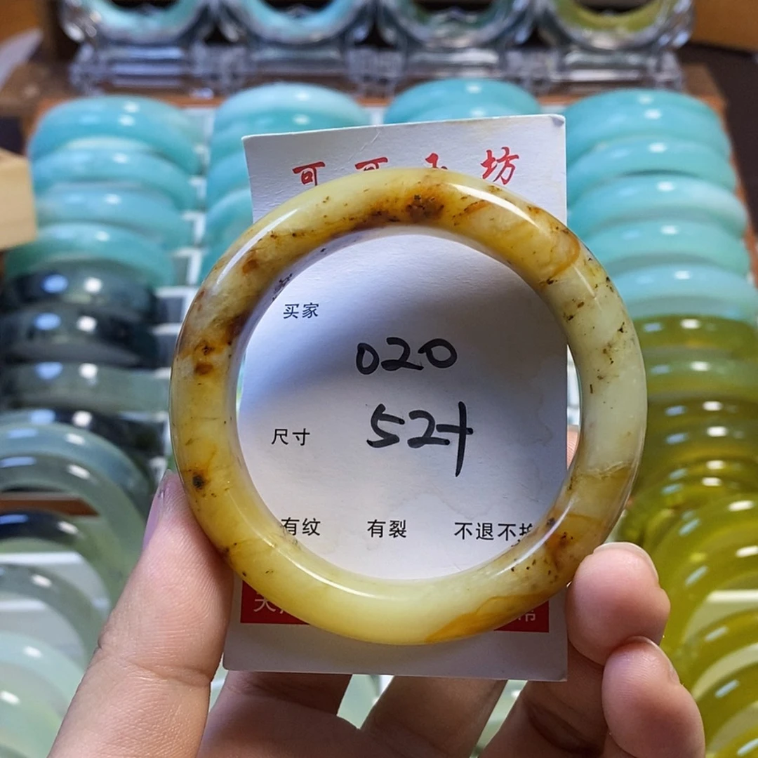 【闪购商品】蛇纹石玉手镯未镶嵌