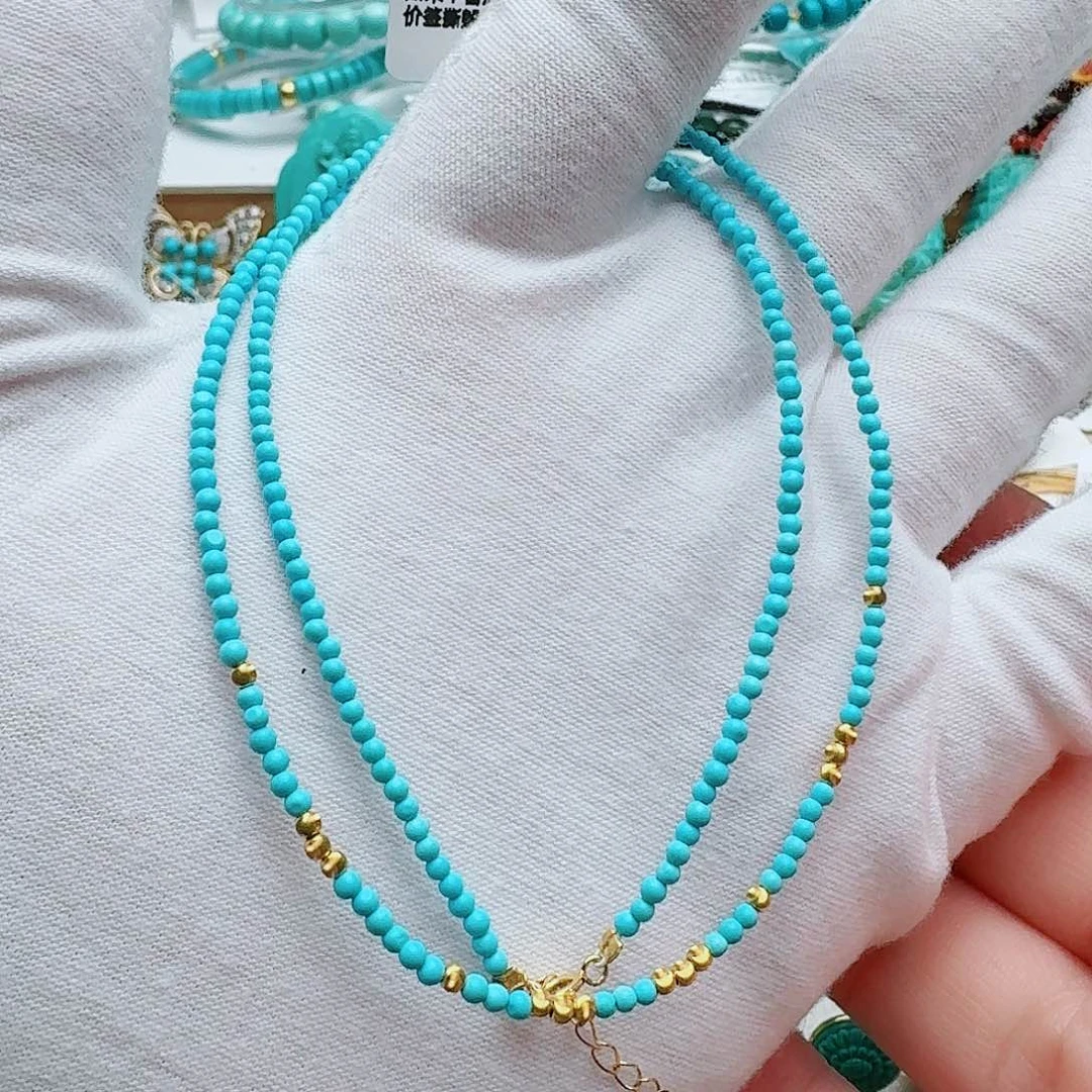 未镶嵌绿松石珠宝奇石