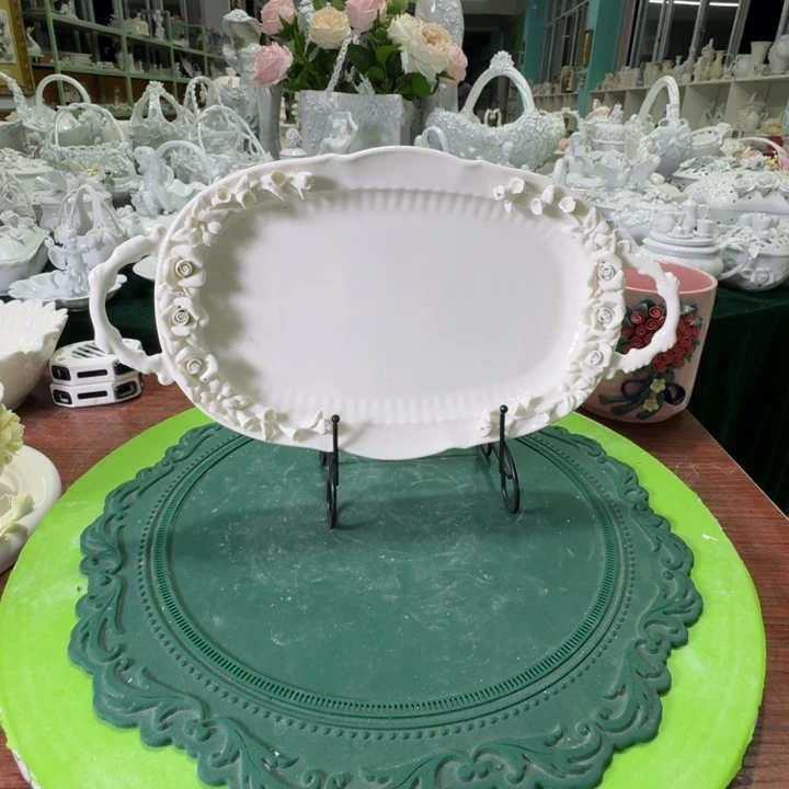 微瑕32厘米餐盘水果蛋糕盘