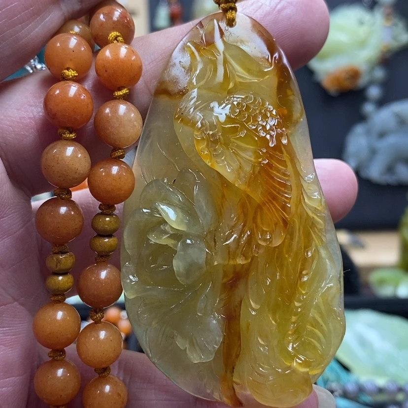 【闪购商品】蛇纹石玉吊坠未镶嵌