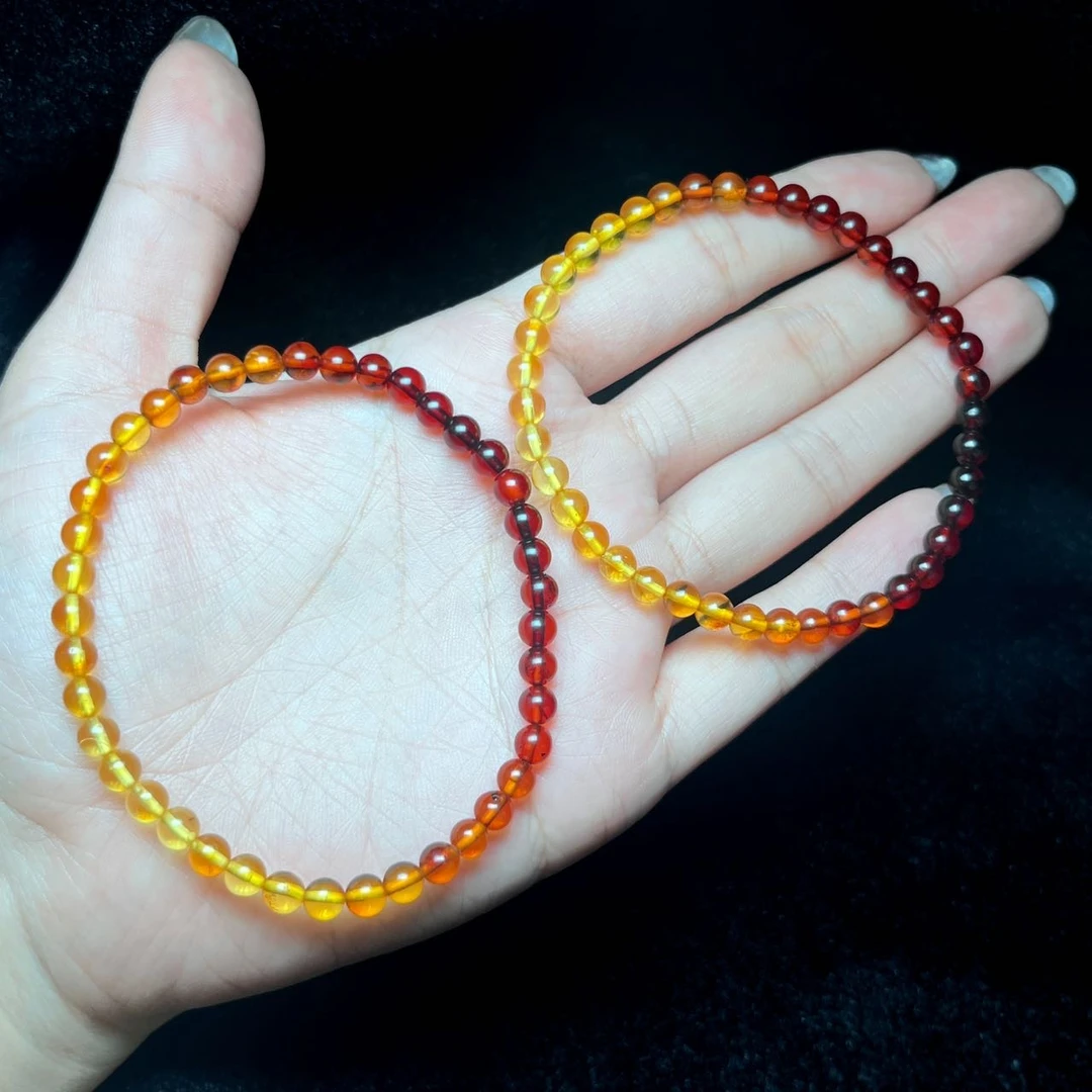 【云上叙】13 V38365-琥珀单圈手串-多样性发其一-3.5mm+（东哥）