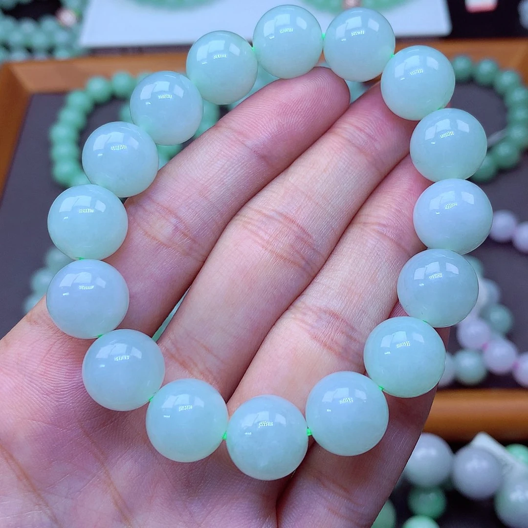 翡翠未镶嵌毛衣链