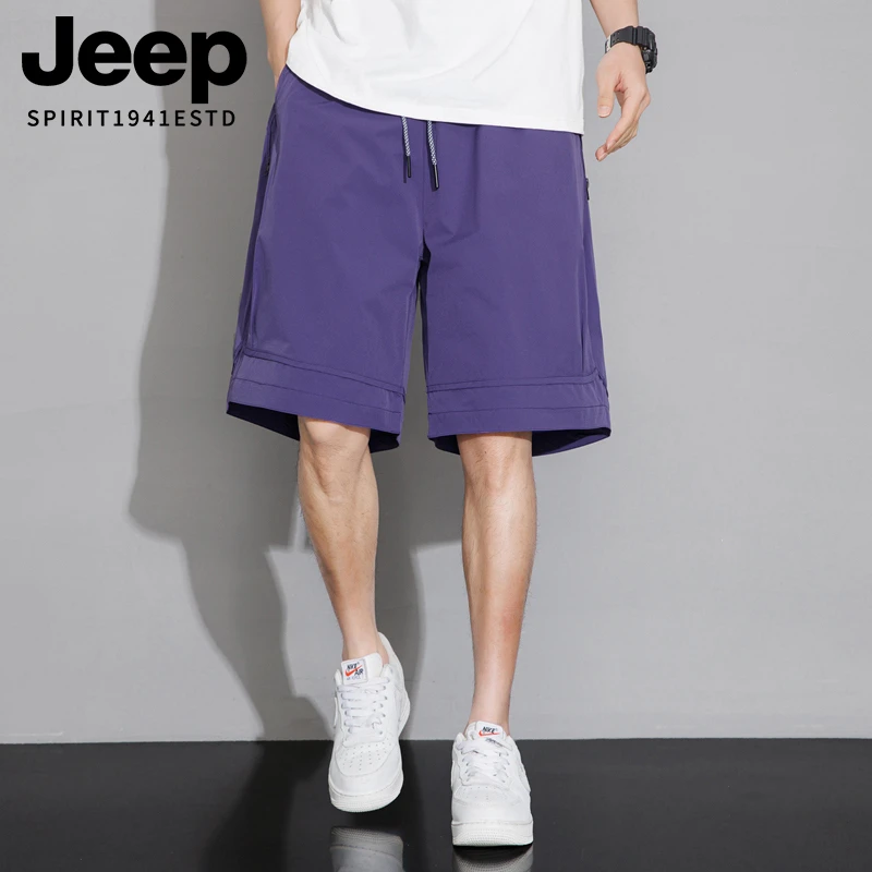 2025夏季新款休闲裤商务休闲运动短裤速干纯色运动短裤潮流男裤子