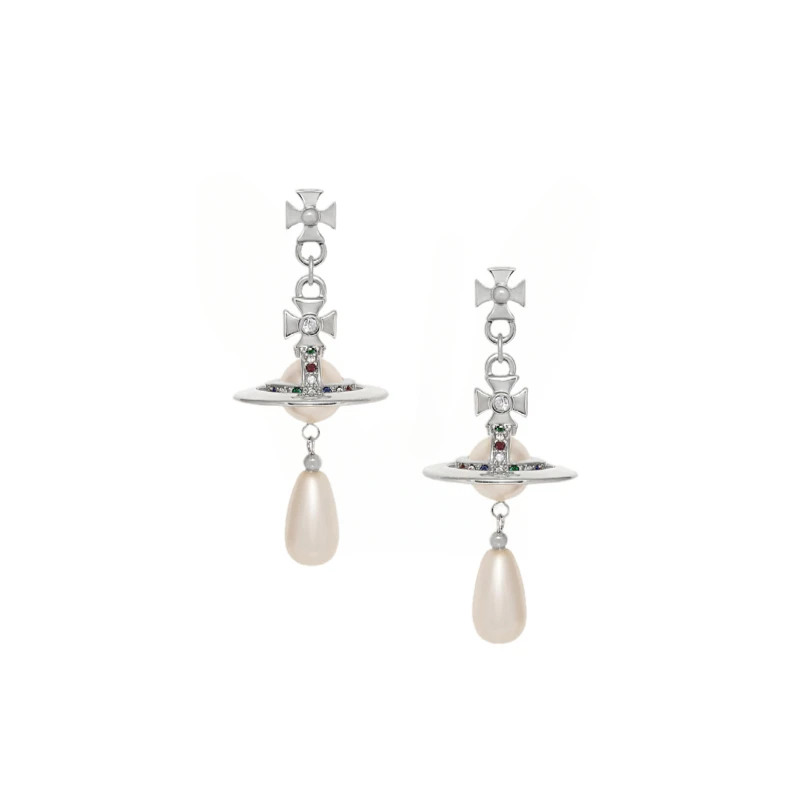 Vivienne Westwood西太后 水滴珍珠耳钉62020034-02P124-CN