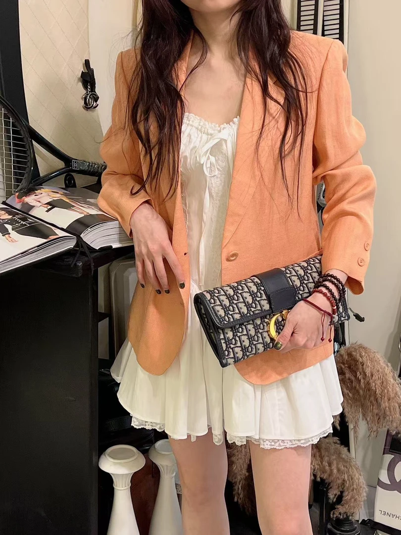 95新 Hermes/爱马仕 舍得 Hermes 费尔岛风琴套装外套