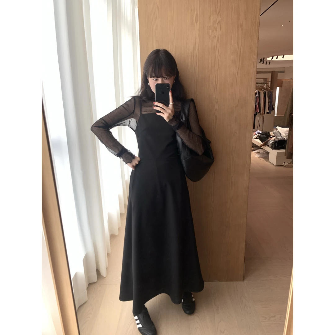 12330#FINOA#(可调节)一眼就爱上这条温柔百搭吊带连衣裙（福利）
