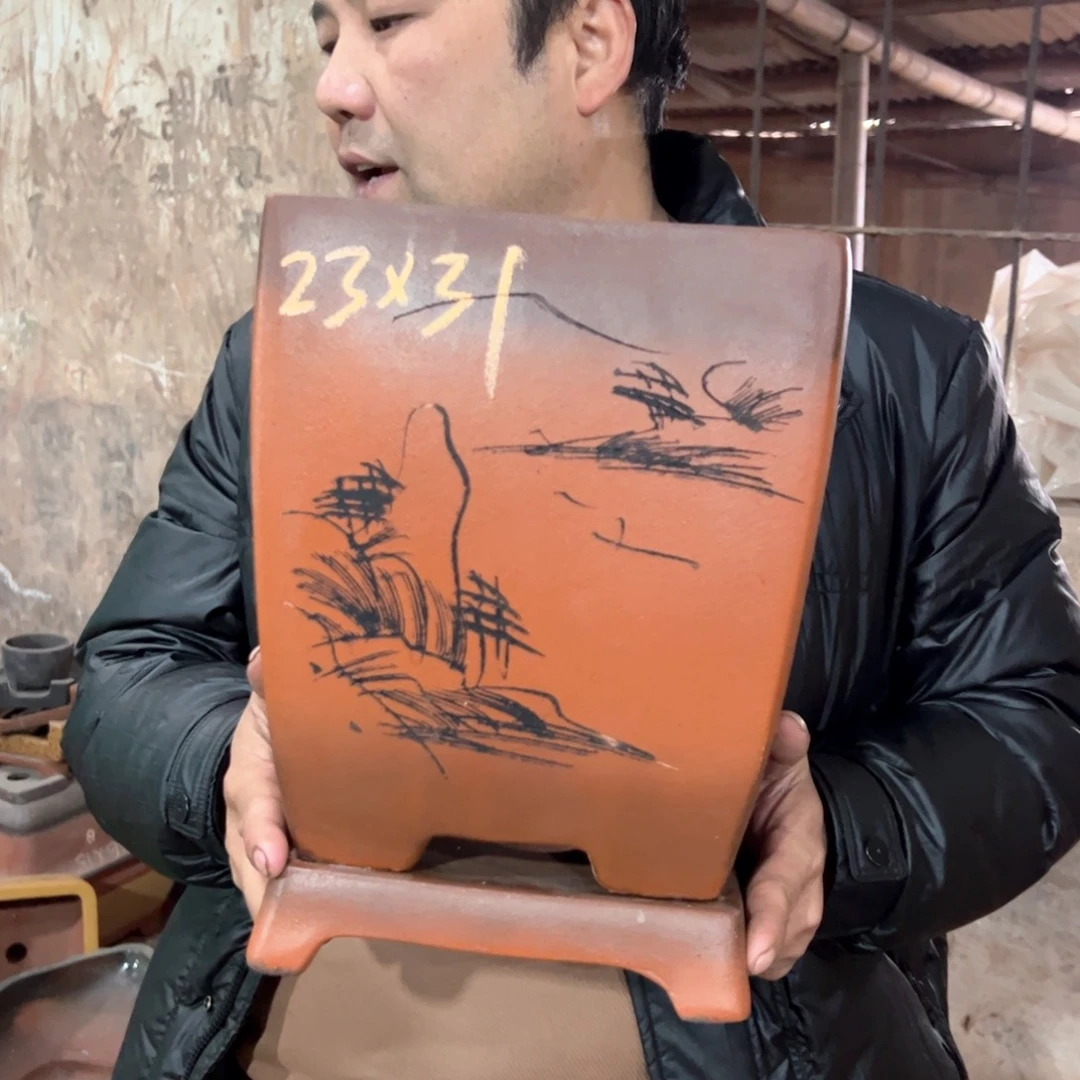 紫砂花盆紫砂花盆