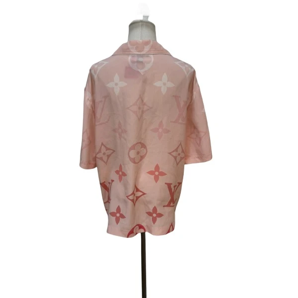 妃鱼/路易威登/桑蚕丝/衬衫/95新/M2/12