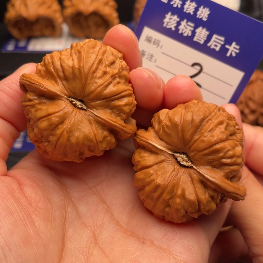 文玩核桃把件南瓜墩43全品2号