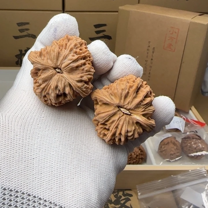 文玩核桃吊坠姜*41尺寸南将石