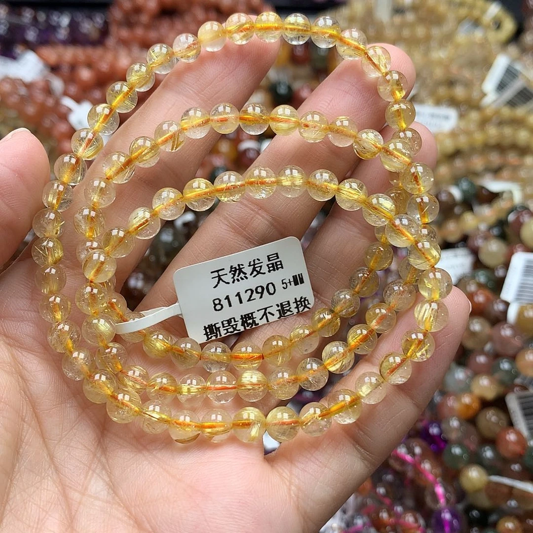 水晶手链未镶嵌，，，